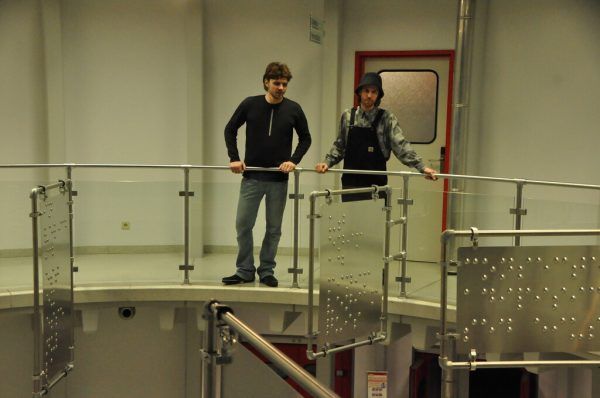 Valentin Hämmerle (l.) und Jan Klammer.  Wolfgang Ölz