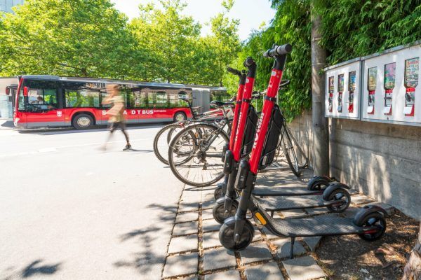 E-Scooter in Dornbirn. Stiplovsek Dietmar
