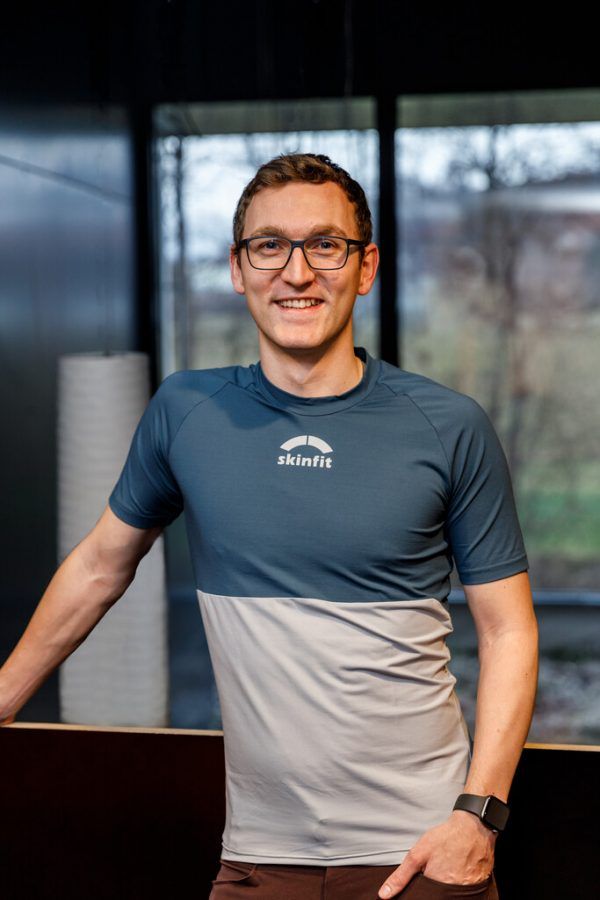 Prokurist und Geschäftsleitungsmitglied von Skinfit Daniel Frei. Aurelian Böhler
