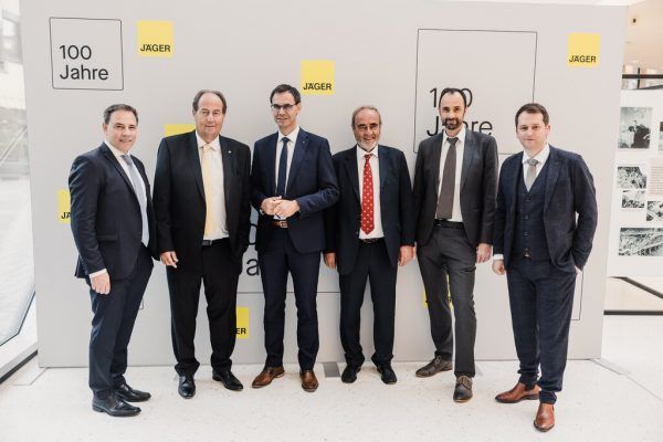 Wolfgang Weber, Guntram Jäger, Landeshauptmann Markus Wallner, Manfred Jäger, Thomas Lang und Christoph Grass. sams (5)