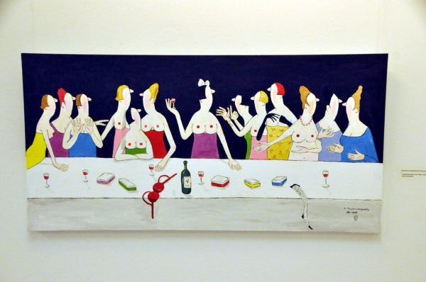 Die Abendmahl-Variation von Petronilla Bührle-Anwander.Wolfgang Ölz