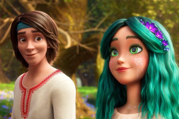 Fee Mavka fühlt sich zu Mensch Lukas hingezogen.  Einhorn Film