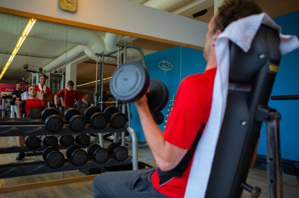 Fitnesstudio war Tatort.Hartinger/Symbolbild