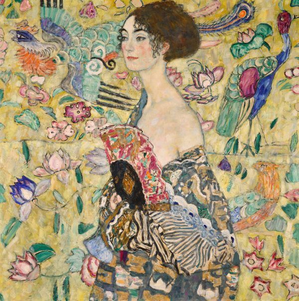 Gustav Klimts „Dame mit Fächer“ von 1918. Sotheby‘s