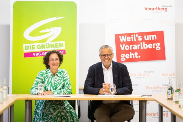 Eva Hammerer und Roland Frühstück. Dietrich/VP