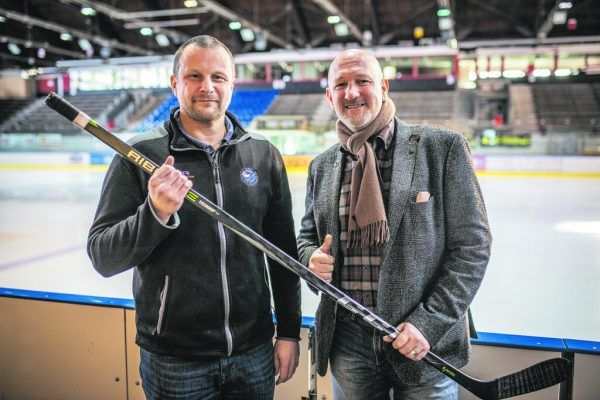 Michael Lampert und Pit Gleim im Jänner 2019. Frederick Sams