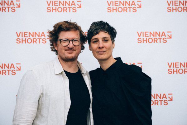 Vienna-Shorts-Festivalleitung: Daniel Hadenius-Ebner und Doris Bauer. Vienna Shorts/Hanna Pribitzer