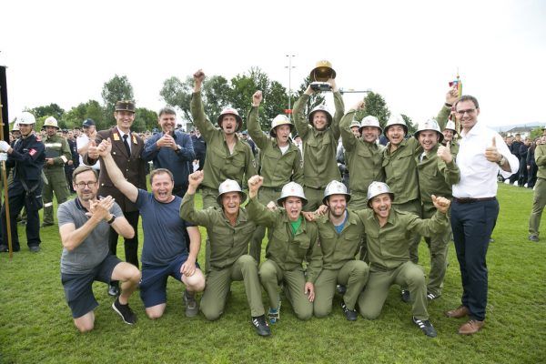 Die Sieger beim Landesfeuerwehrbewerb 2023.vLK/Mathis Fotografie