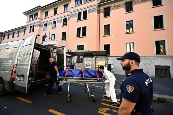 In diesem italienischen Pflegeheim ist in der Nacht ein Feuer ausgebrochen.  AFP