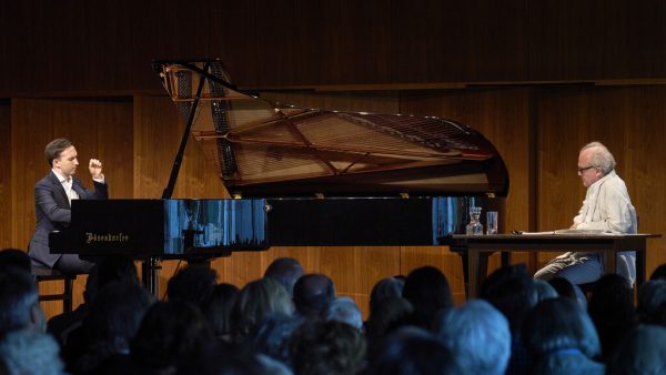 Sergey Tanin und Michael Köhlmeier.  anja koehler