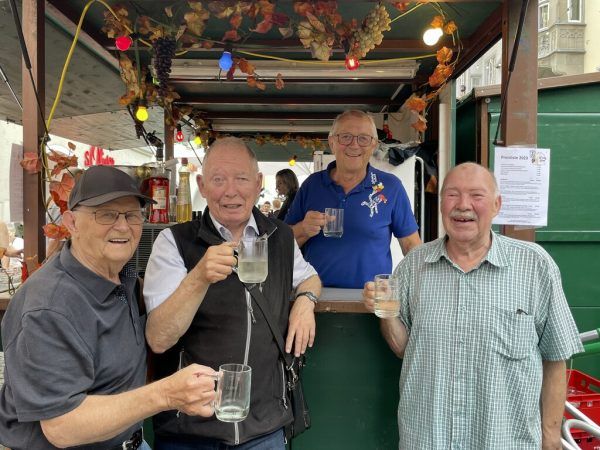 „Spältabürger“ Hermann Marco, Peter Efferl, Hubert Schwarz und Thomas Kathan. lutz (7)