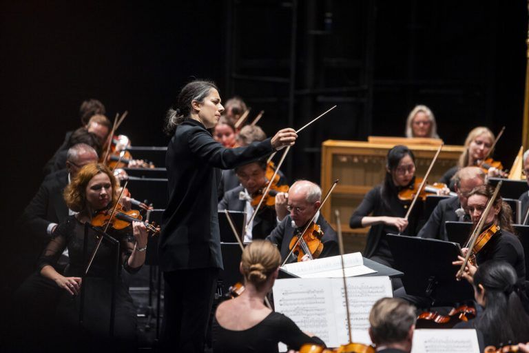 Das dritte Orchesterkonzert Wiener Symphoniker unter Marie Jacquot.Bregenzer Festspiele/ Lisa Mathis