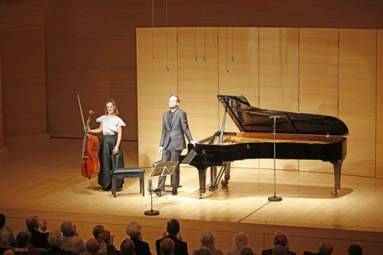 Die argentinische Cellistin Sol Gabetta und der Schweizer Pianist Francesco Piemontesi in Schwarzenberg. Schubertiade/erhard Sprenger