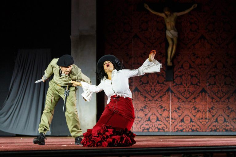 Die Oper „Carmen“ im Steinbruch St. Margarethen. Jerzy Bin