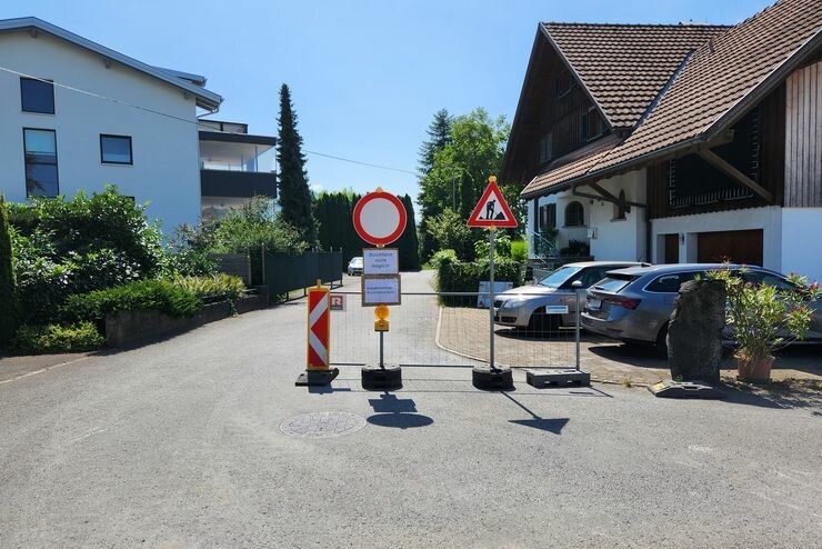 Die Straße wird angepasst. Stadt Dornbirn