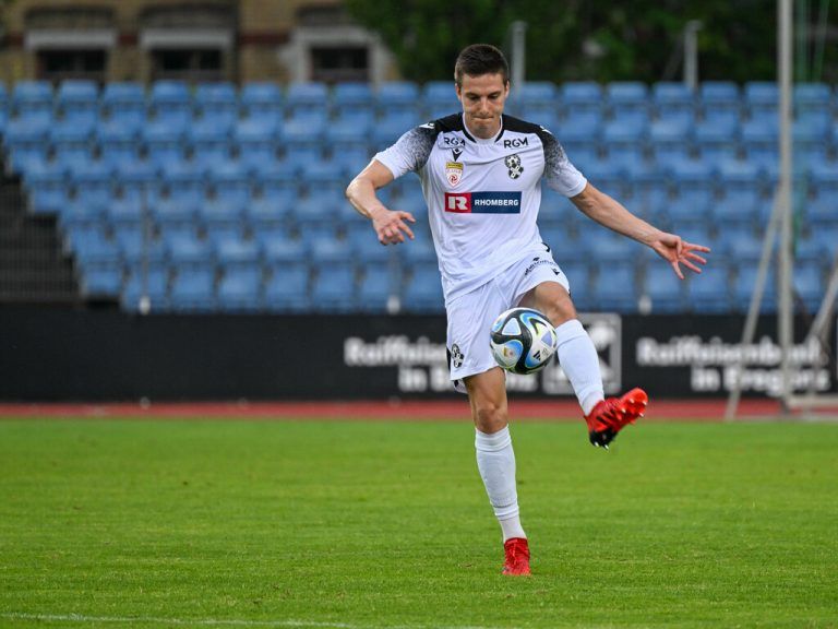 FCD-Eigengewächs Florian Prirsch wechselte im Winter von Dornbirn nach Bregenz. GEPA/Lerch