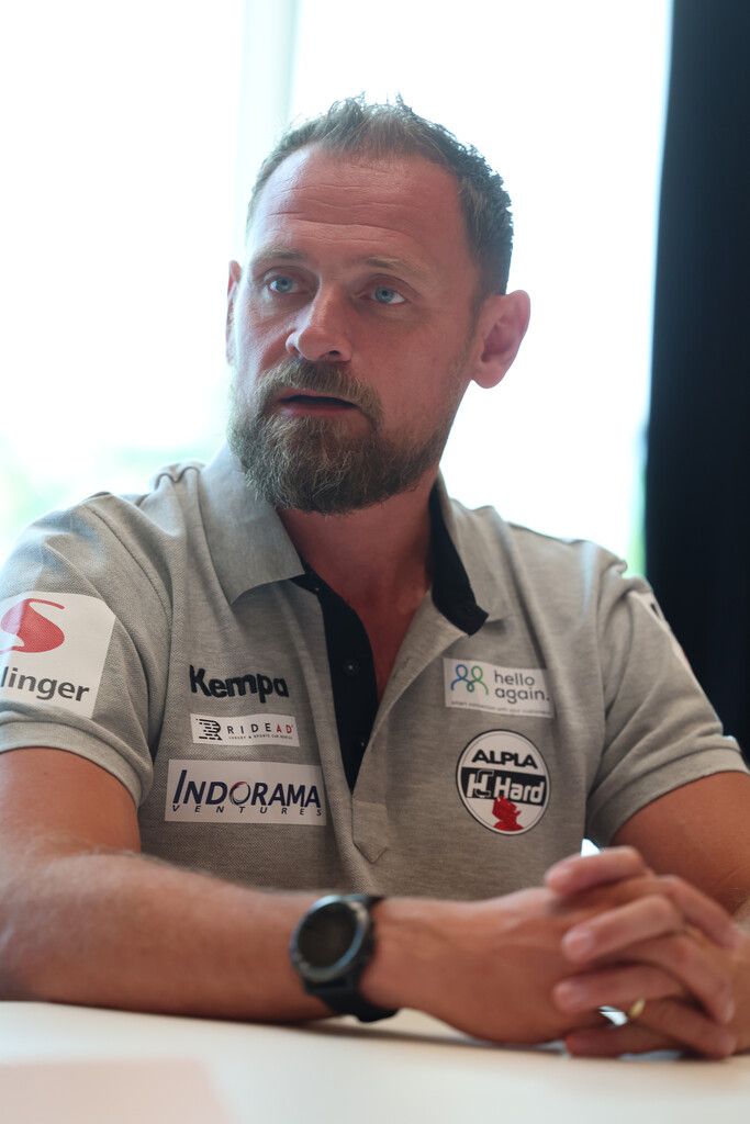 Hard-Chefcoach Jónsson fand wie immer klare Worte. Klaus Hartinger