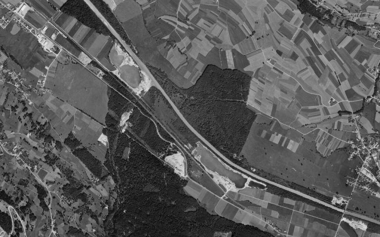 In den 1970ern wurde in Nenzing an der Ill noch Kies abgebaut.lvg (2)