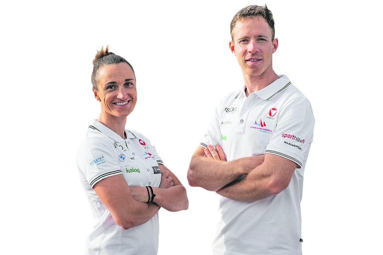 Lara Vadlau und Lukas Mähr. OeSV/Dominik Matesa