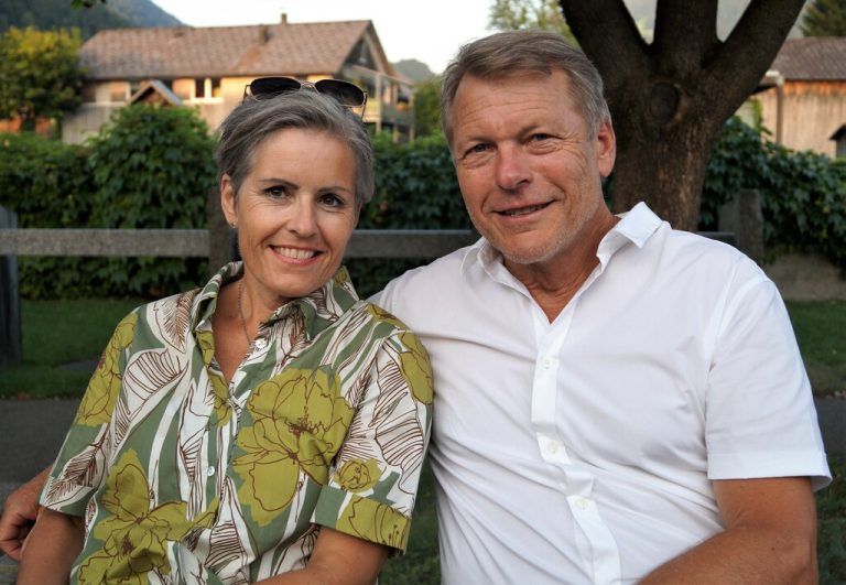 Monika Willam und Landesveterinär Norbert Greber.