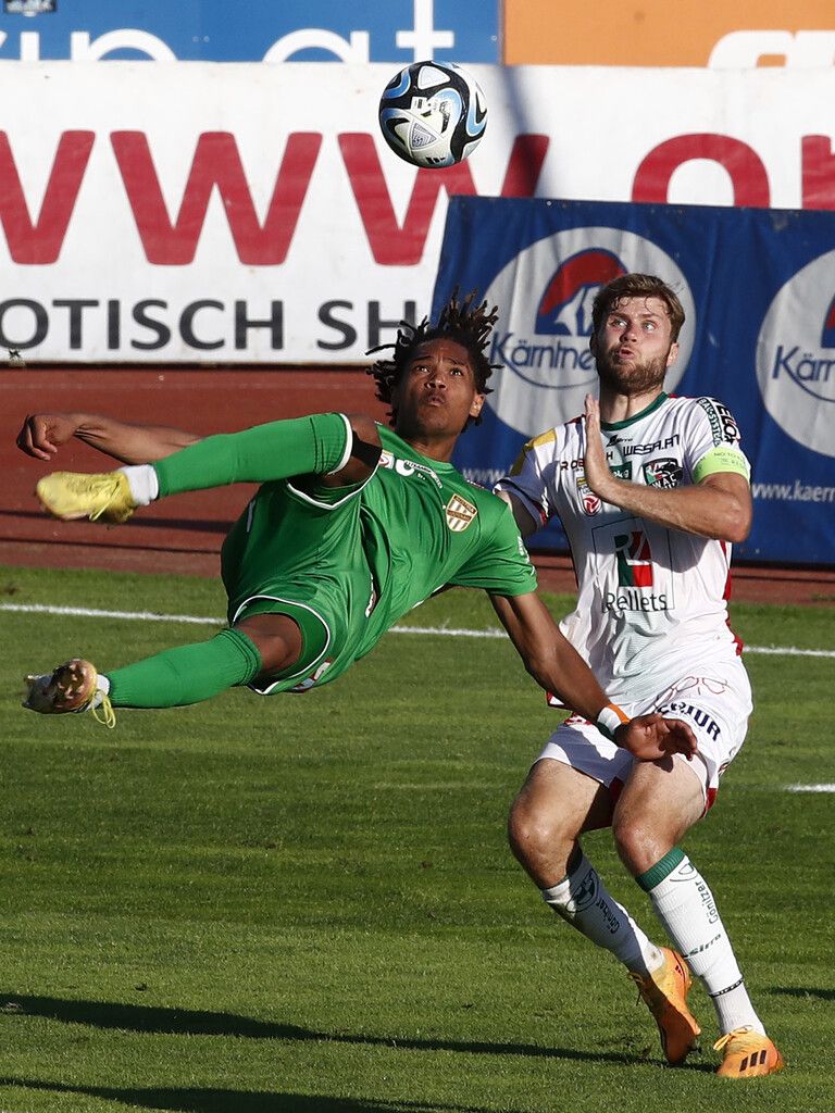 Namory Cisse feierte einen starken Einsatz bei der Austria. APA