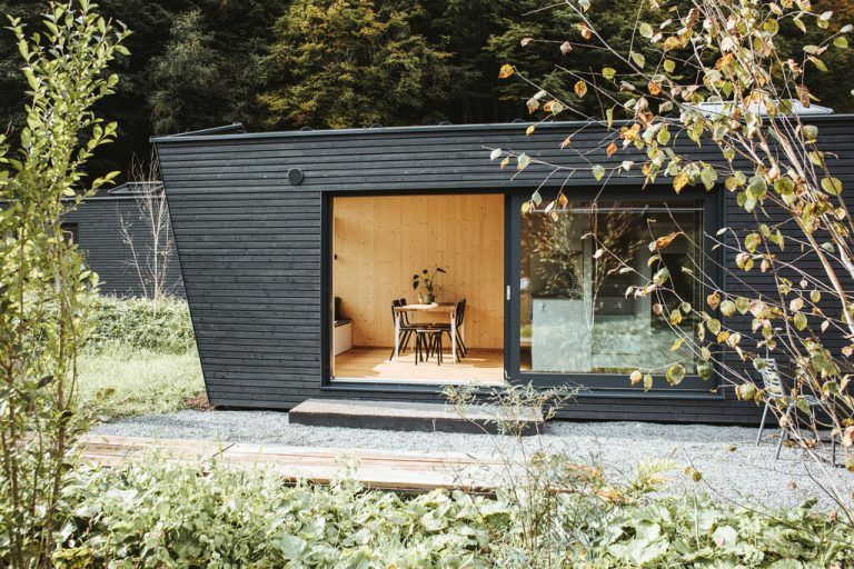 Zwölf Cabins entstehen. Cabinski