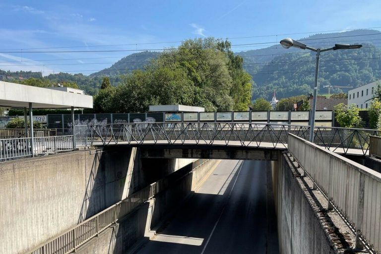 Die Radwegbrücke Stiglingen wird saniert.stadt Dornbirn