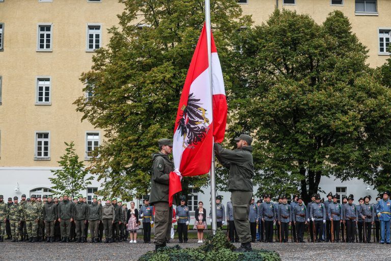 Feierlicher Festakt des Militärkommandos Vorarlberg. steurer