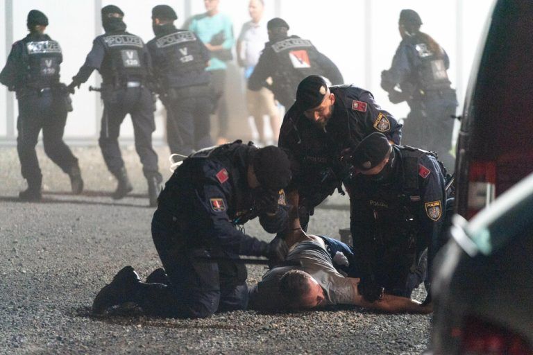 55 Polizisten waren im Einsatz.stiplovsek