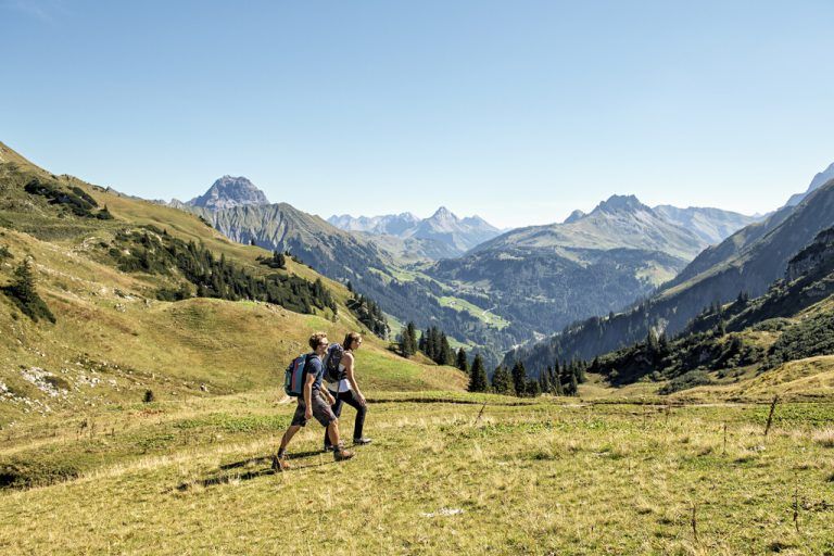 Wanderfreunde können etwas gewinnen.fink/bregenzerwald