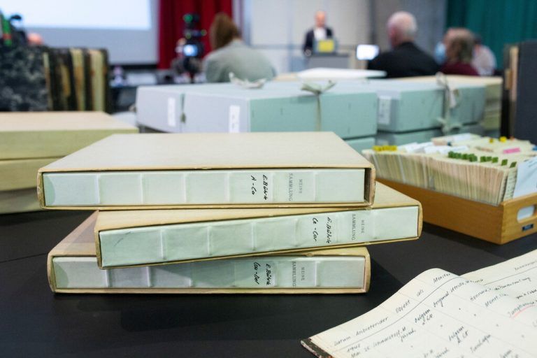 Akten aus dem Archiv der Sammlung Bührle.reuters/Wiegmann