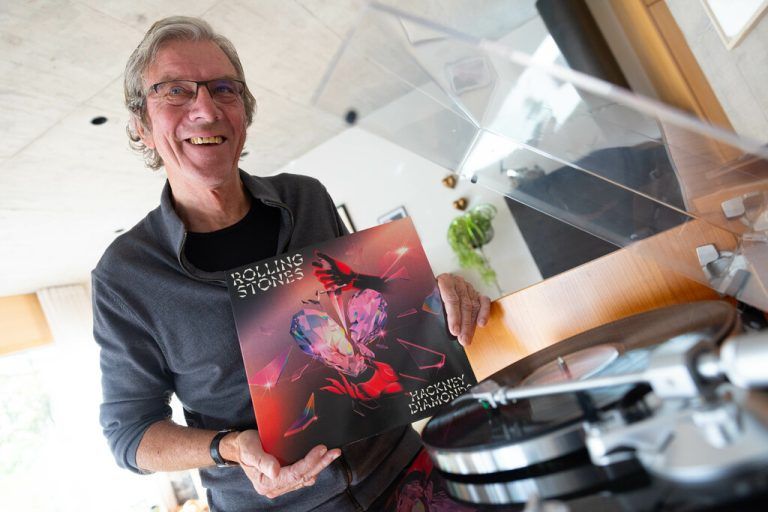 Albert Lingg ist Rolling-Stones-Fan der ersten Stunde. Das neue Studioalbum hat er sich natürlich gleich besorgt.Hartinger (3)