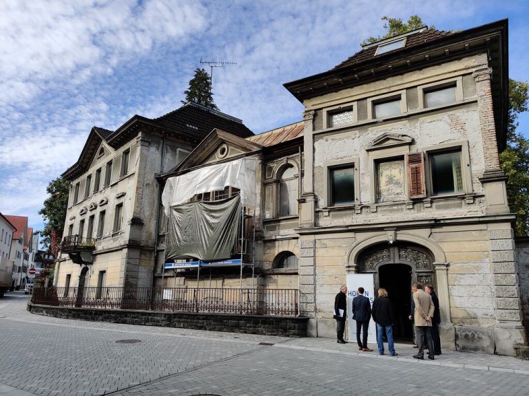In der Villa von Iwan und Franziska Rosenthal in Hohenems soll Ende 2024 das Literaturhaus einziehen. APA