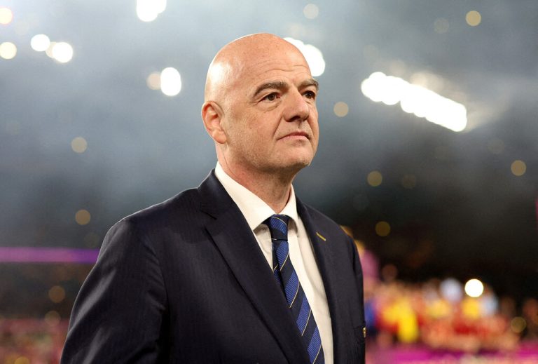 Infantino verkauft die WM in Saudi-Arabien als perfekt. Reuters