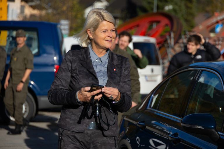 Ministerin Klaudia Tanner war in Vorarlberg zu Besuch.Hartinger