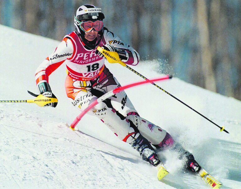 Anita Wachter bei der WM 1999 in Vail. APA