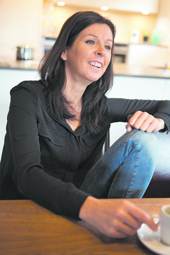 Anita Wachter im Gespräch.