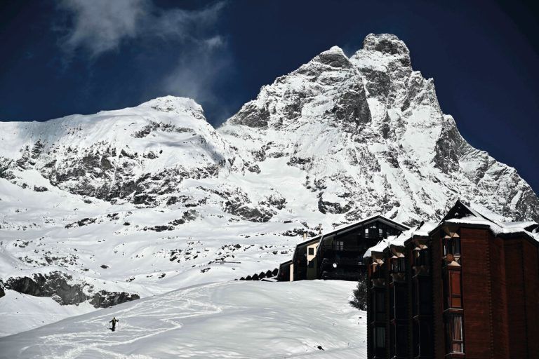 Das Matterhorn sollte schon mehrfach Kulisse des Skiweltcups werden. Bislang endeten alle Versuche mit einer Absage. AFP