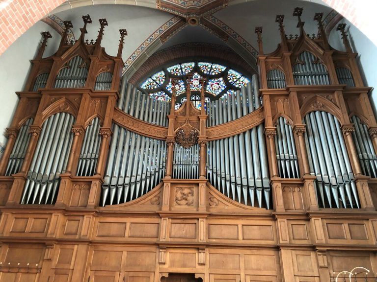 Die Orgel in der Herz-Jesu-Kirche in Bregenz. Andrea Huber