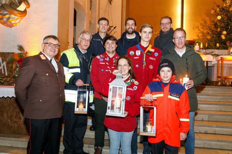 Im vergangenen Jahr fand die Friedenslicht-Übergabe in Bludenz statt.VLK/Hofmeister
