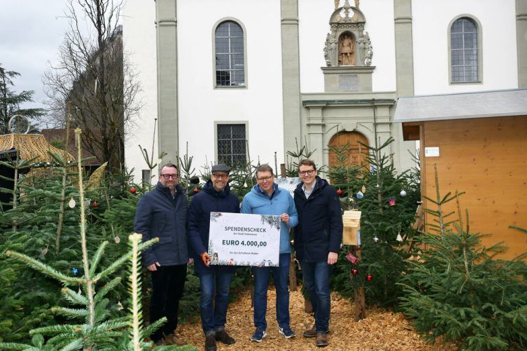 In Hohenems wurde die Spende übergeben.stadt hohenems