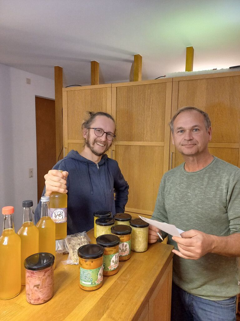 Markus Vallaster (r.) mit dem Lustenauer Produzenten Sanjay Bösch.Privat