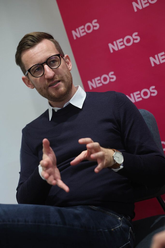 Neos-Klubobmann Johannes Gasser. hartinger