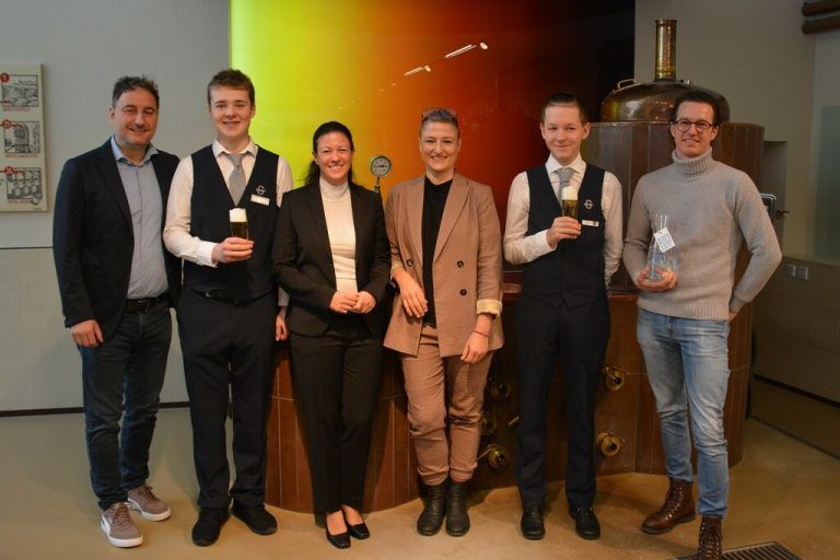 Thomas Pachole, Fabio Barta, Nicole Okhowat-Lehner, Ellen Nenning, Luis Schwärzler und Emanuel Moosbrugger. Andrea Fritz-Pinggera
