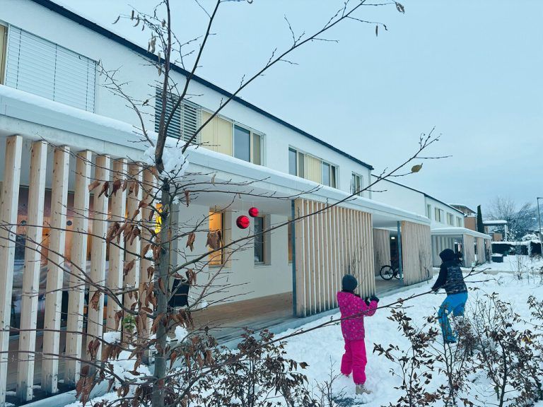 Zwei familiäre Wohngruppen haben in Wolfurt ein Zuhause gefunden.Vorarlberger Kinderdorf