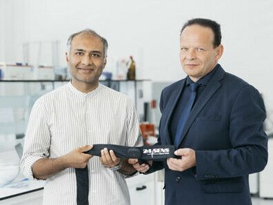 24sens-Gründer Günter Grabher (r.) und Rajat Khare.mathis