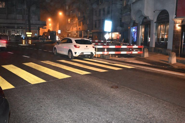 Auf diesem Schutzweg wurde die Frau vom Pkw erfasst. Kantonspolizei St. Gallen