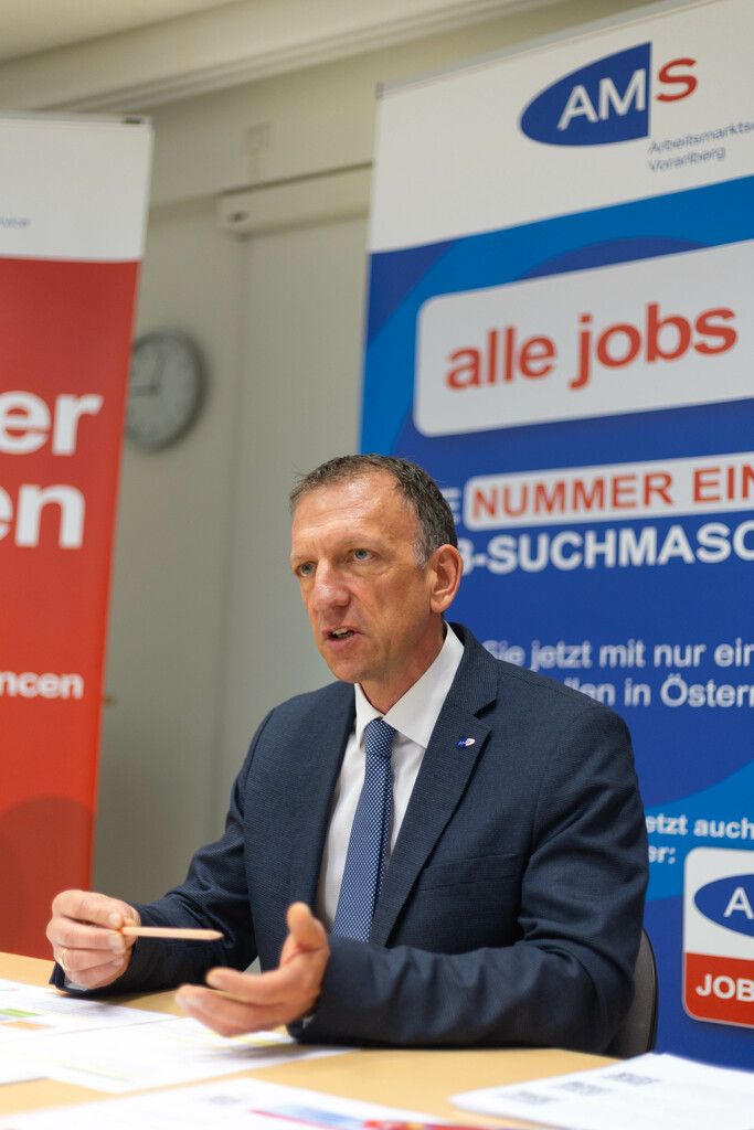 Der Landesgeschäftsführer des AMS, Bernhard Bereuter.Klaus Hartinger