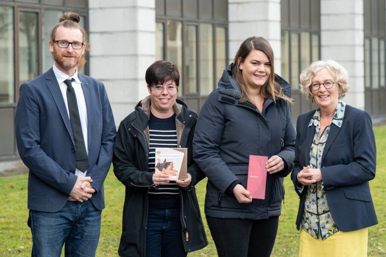 Die Gewinnerinnen bei der Preisübergabe.Land Vorarlberg/A. Serra