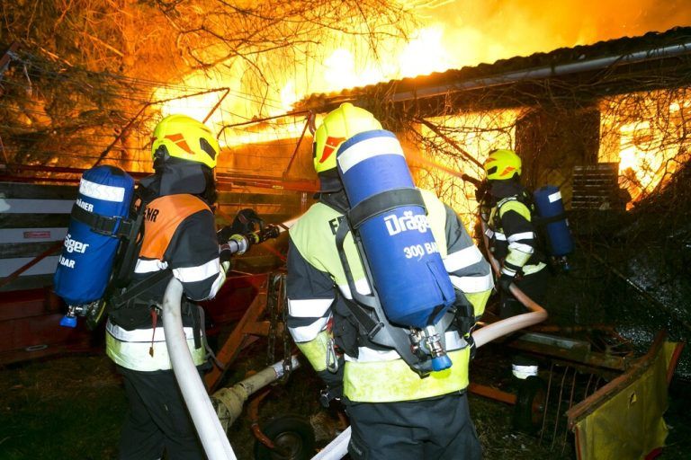Fast 40 Prozent der Einsätze im Jahr 2023 entfielen auf Brandeinsätze.Landesfeuerwehrverband